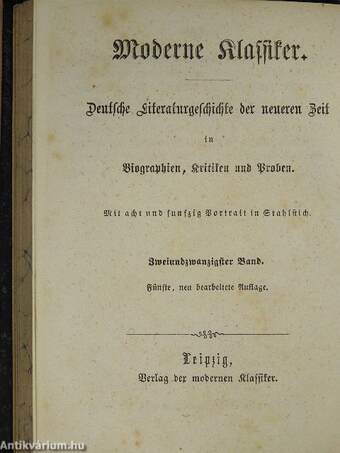 Franz Freiherr Gaudy/Friedrich Hölderlin/Roderich Benedix (gótbetűs)