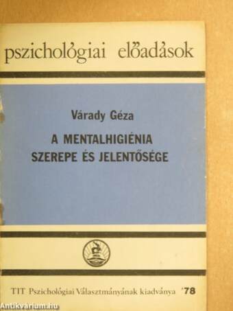 A mentalhigiénia szerepe és jelentősége