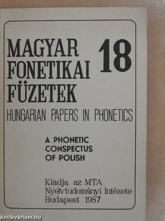 A Phonetic Conspectus Of Polish