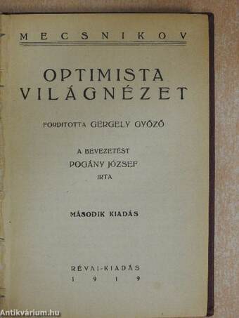 Optimista világnézet