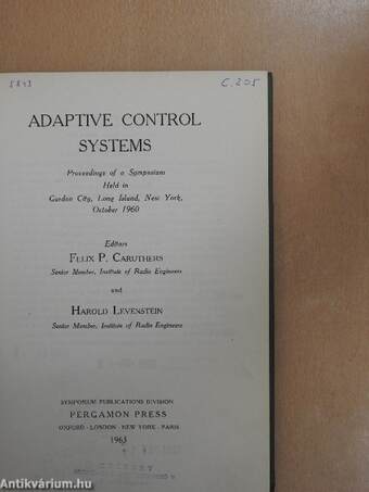 Adaptive Control Systems