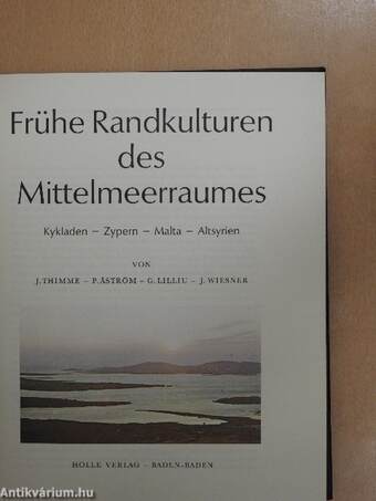 Frühe Randkulturen des Mittelmeerraumes