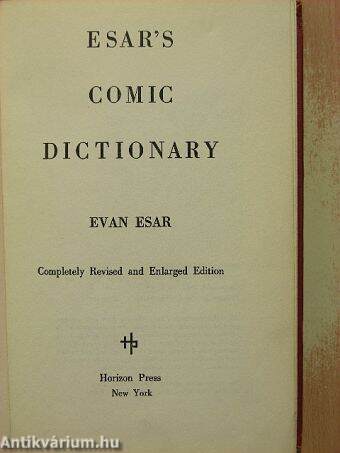 Esar's Comic Dictionary