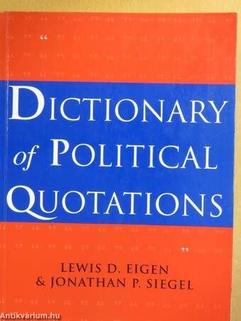 Dictionary of Political Quotations