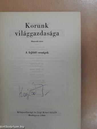 Korunk világgazdasága III.