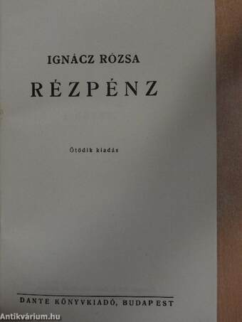 Rézpénz I-II.