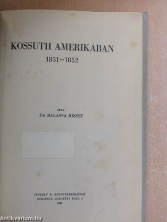 Kossuth Amerikában