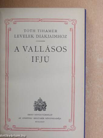 A vallásos ifjú