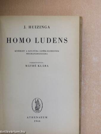 Homo Ludens