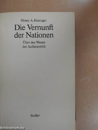 Die Vernunft der Nationen