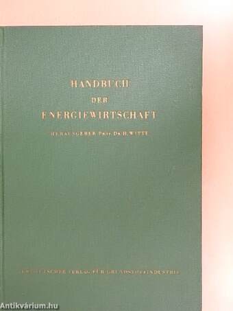 Handbuch der Energiewirtschaft III.2