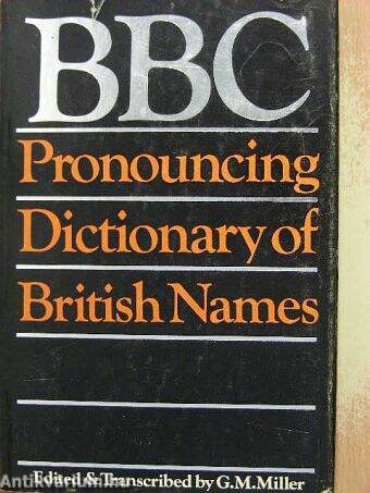 BBC Pronouncing Dictionary of British Names