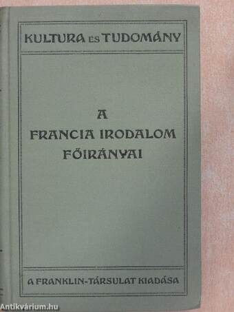 A francia irodalom főirányai