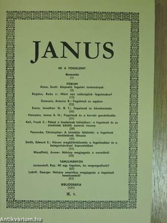 Janus IX/1-3.