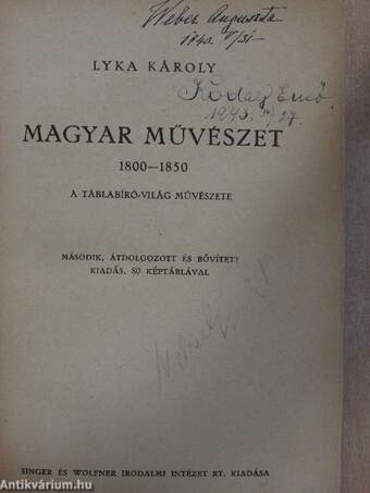 Magyar művészet 1800-1850