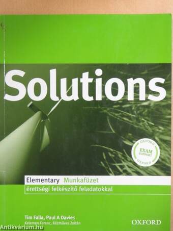 Solutions - Elementary - Munkafüzet