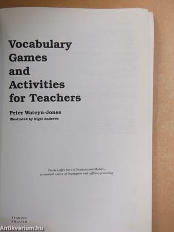 Vocabulary Games and Activities for Teachers