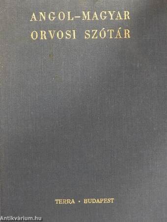 Angol-magyar orvosi szótár