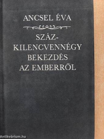 Százkilencvennégy bekezdés az emberről