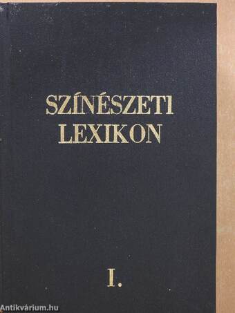 Színészeti lexikon I-II.