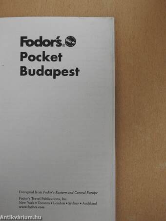 Fodor's Pocket Budapest