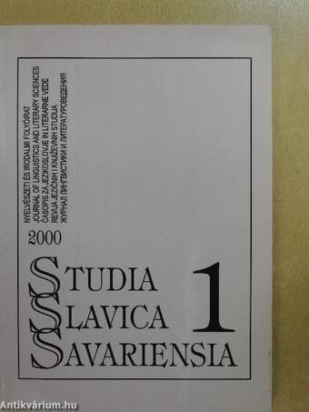 Studia Slavica Savariensia 2000./1