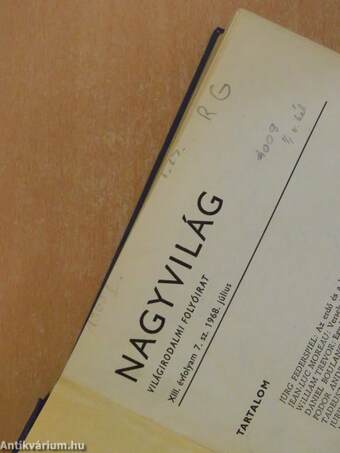 Nagyvilág 1968. január-december I-II.