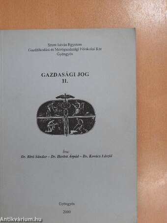 Gazdasági jog II.