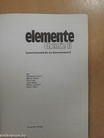 Elemente Chemie II