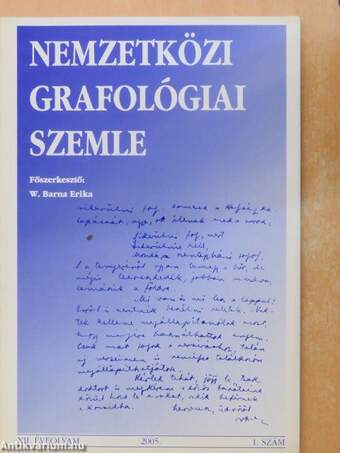 Nemzetközi grafológiai szemle 2005/1.