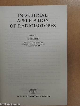 Industrial Application Of Radioisotopes