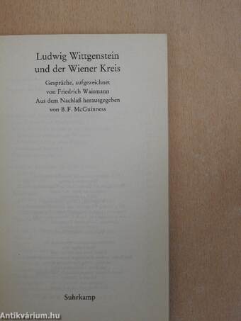 Ludwig Wittgenstein und der Wiener Kreis