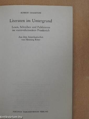 Literaten im Untergrund