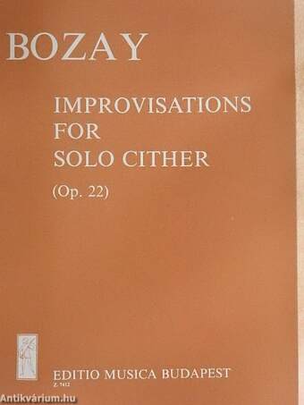 Improvisations for solo cither