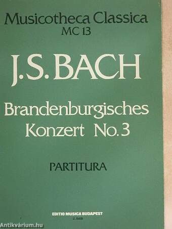 Brandenburgisches Konzert No. 3