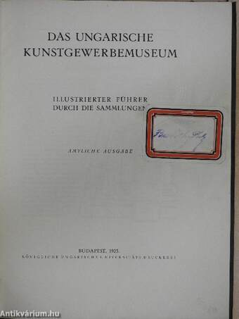 Das Ungarische Kunstgewerbemuseum