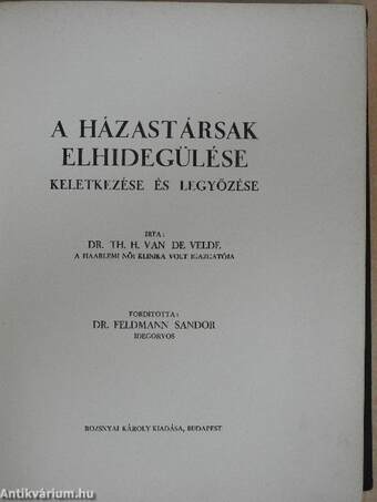 A házastársak elhidegülése