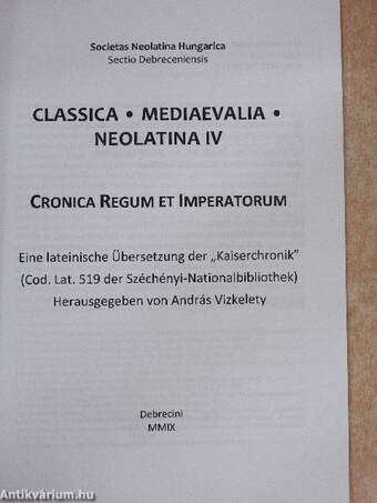 Cronica Regum Et Imperatorum