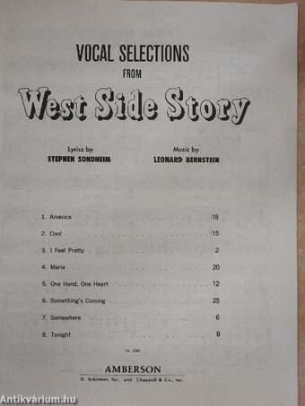 Vocal Selections from "West Side Story"