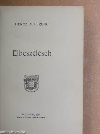 Elbeszélések