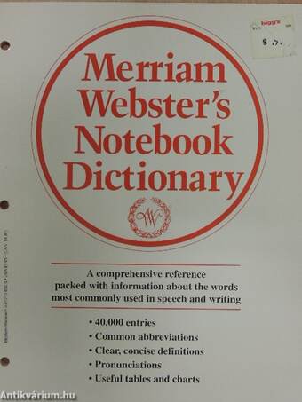 Merriam-Webster's Notebook Dictionary