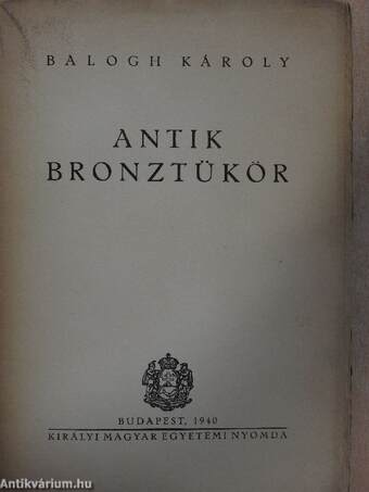 Antik bronztükör