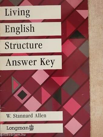 Living English Structure - Answer Key