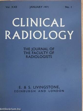 Clinical Radiology January–October 1971/1-4.