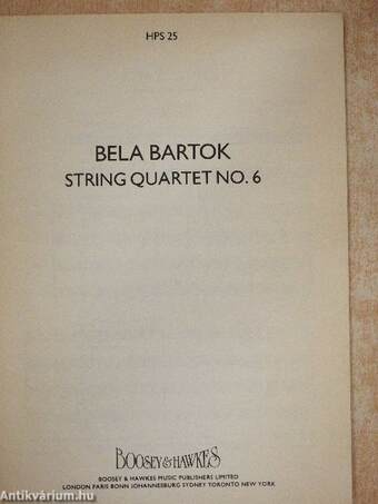 String Quartet No. 6