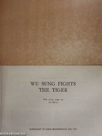 Wu Sung Fights the Tiger