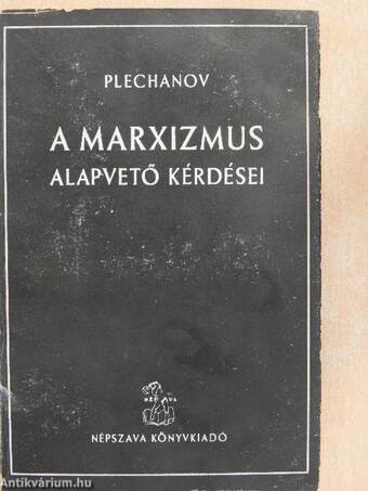 A marxizmus alapvető kérdései