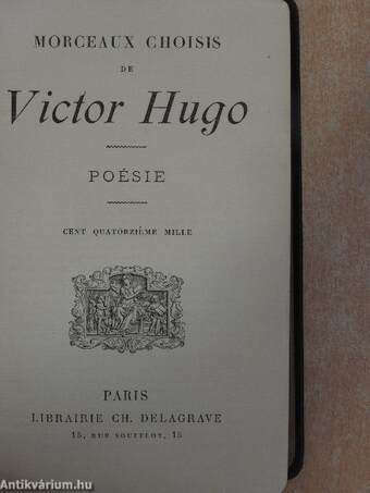 Morceaux choisis de Victor Hugo