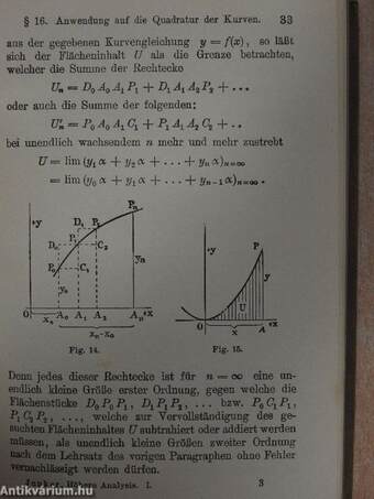 Höhere Analysis I. (töredék)