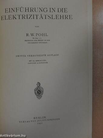 Einführung in die Elektrizitätslehre